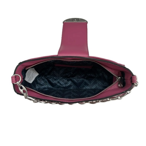 French Connection Maud Smooth Baguette Shoulder Bag & Crossbody Raspberry Sorbet - Picture 4 of 10